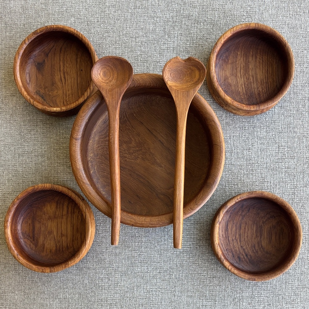 Teak Salad Bowl Set- Selandia Designs Thailand